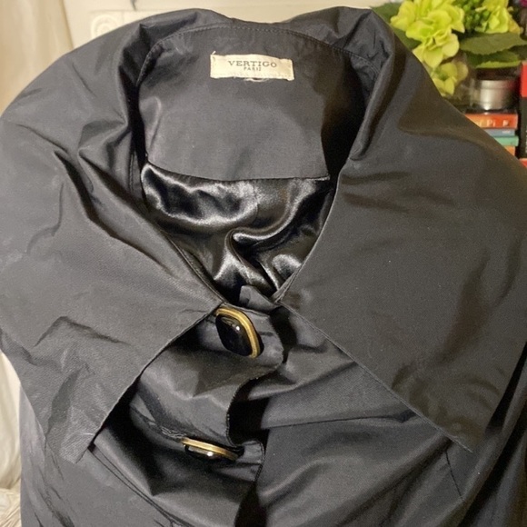 🌷 Vertigo Paris 🌷 High Quality Vintage Trench Coat Jacket - Picture 8 of 8